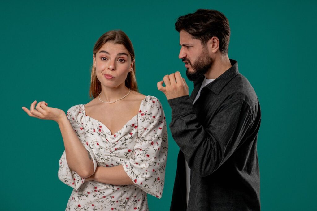 Un couple qui se dispute