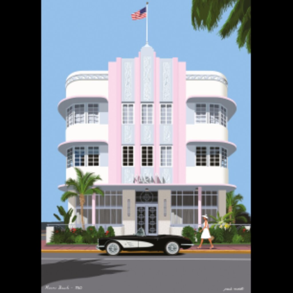 Miami sur un affiche